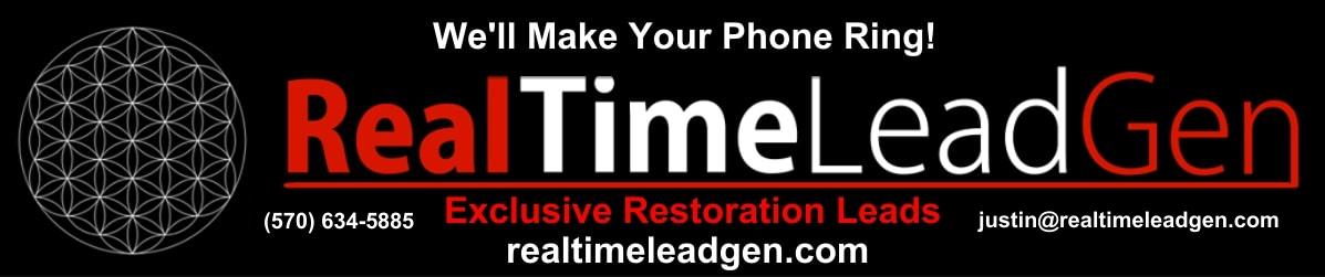water damage leads real time lead gen